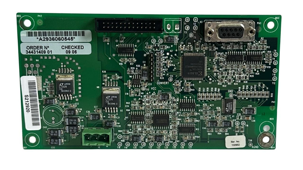 REPAIRED SIEMENS 34431409-01 / 3443140901 LIF-3 EMV INTERFACE BOARD 800Kh