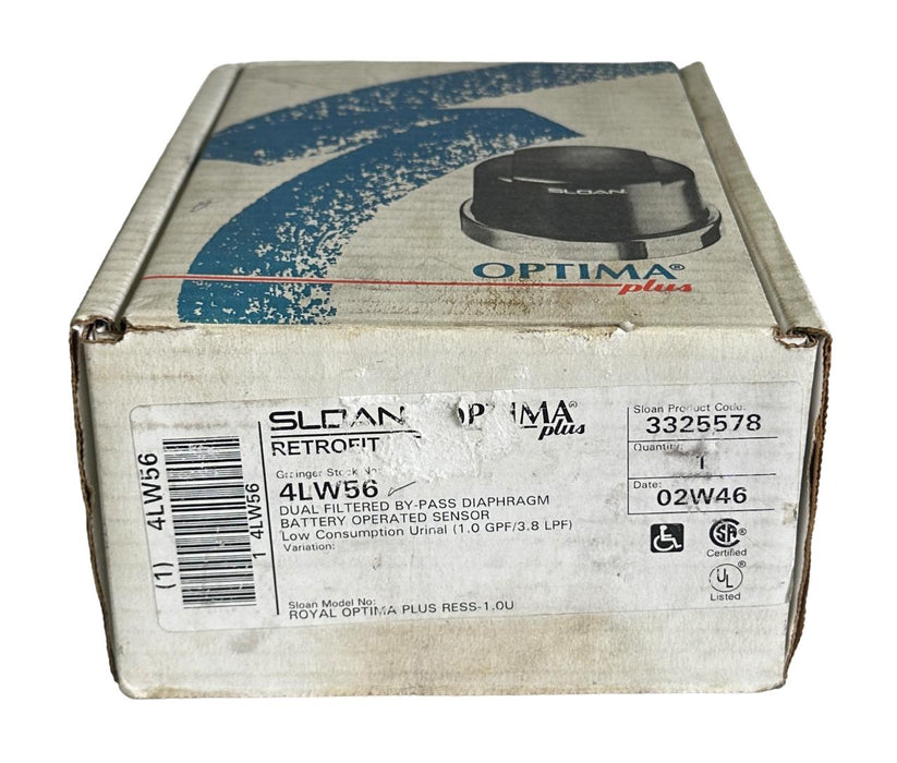 NEW SLOAN 3325578 / 4LW56 ROYAL OPTIMA PLUS RESS-1.0U DUAL FILTERED SENSOR