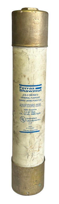 FERRAZ SHAWMUT A055F2D0R0-350E / A055F2D0R0350E CS-3 SERIES LIMITING POWER FUSE