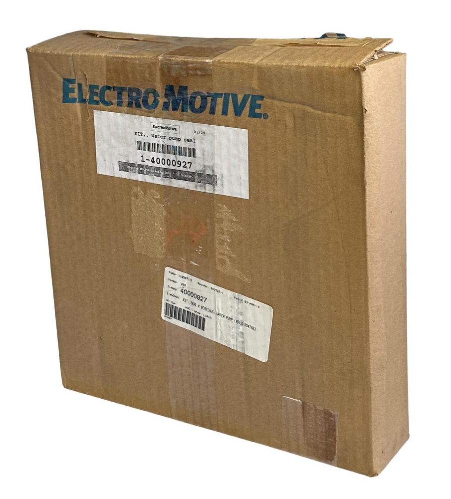 NEW ELECTRO-MOTIVE 40000927 OEM WATER PUMP SEAL KIT BEARING BUSHING GASKET *READ