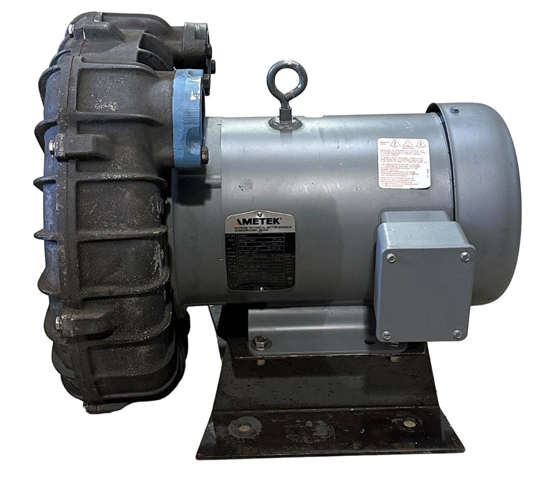 NEW AMETEK ROTRON 500291 / 36M037T149G1 REGENERATIVE BLOWER 5/2.8HP 3-PH 3500RPM