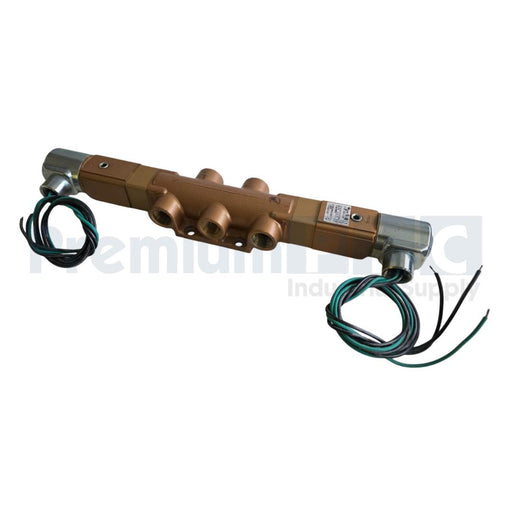 NEW VERSA VXX-4523-A120 4-Way / 3-Position V-SERIES PNEUMATIC AIR VALVE 120VAC