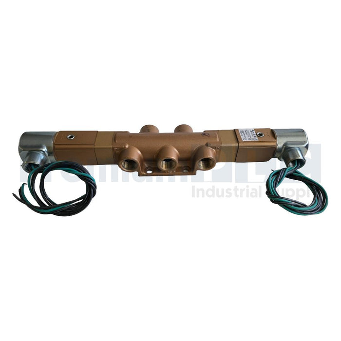 NEW VERSA VXX-4523-A120 4-Way / 3-Position V-SERIES PNEUMATIC AIR VALVE 120VAC