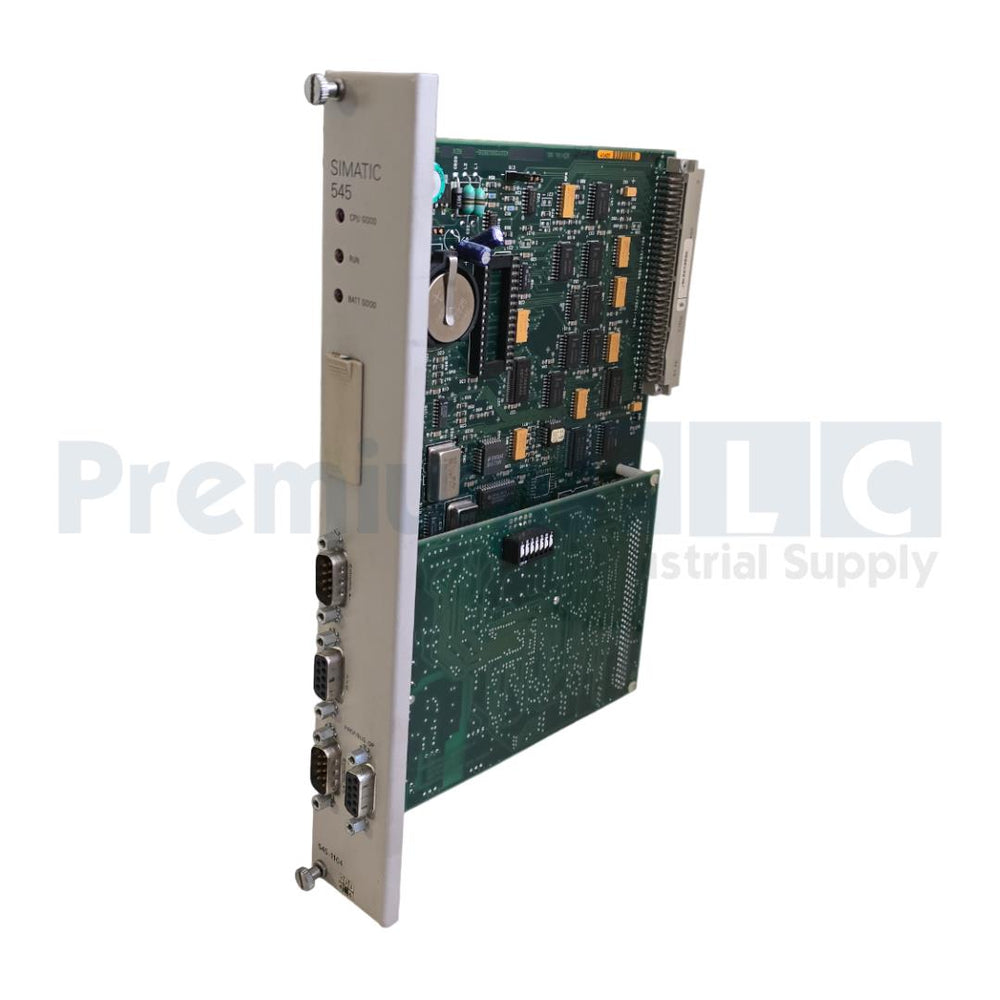 USED SIEMENS TI 545-1104 SIMATIC 545 / TI545 / TI505 4-PORT CPU MODULE 5451104