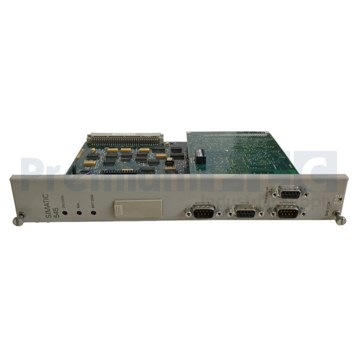 USED SIEMENS TI 545-1104 SIMATIC 545 / TI545 / TI505 4-PORT CPU MODULE 5451104