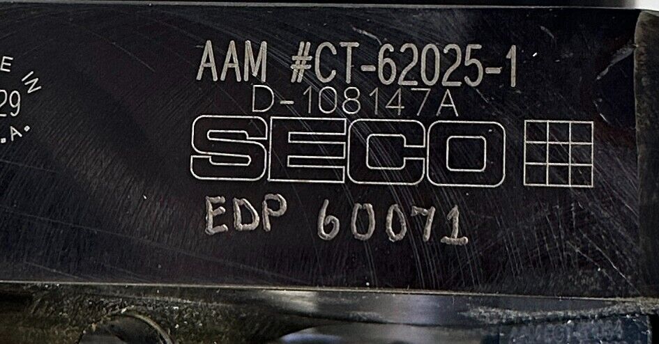 NEW SECO AAM D-108147A / CT-62025-1 CARBIDE CUTTING MILL D-108240 / CT-58487-1