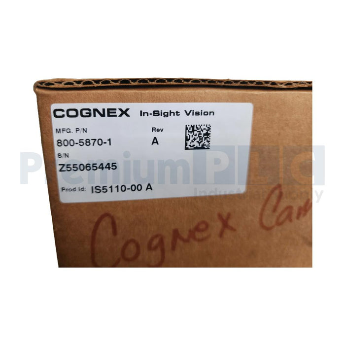 NEW COGNEX IS5110-00 Rev. A In-Sight 00 A VISION 51x0E PROCESSOR 800-5870-1 /A