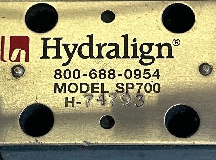 NEW HYDRALIGN H-74793 / H74793 MODEL SP700 HYDRAULIC VALVE ASSEMBLY