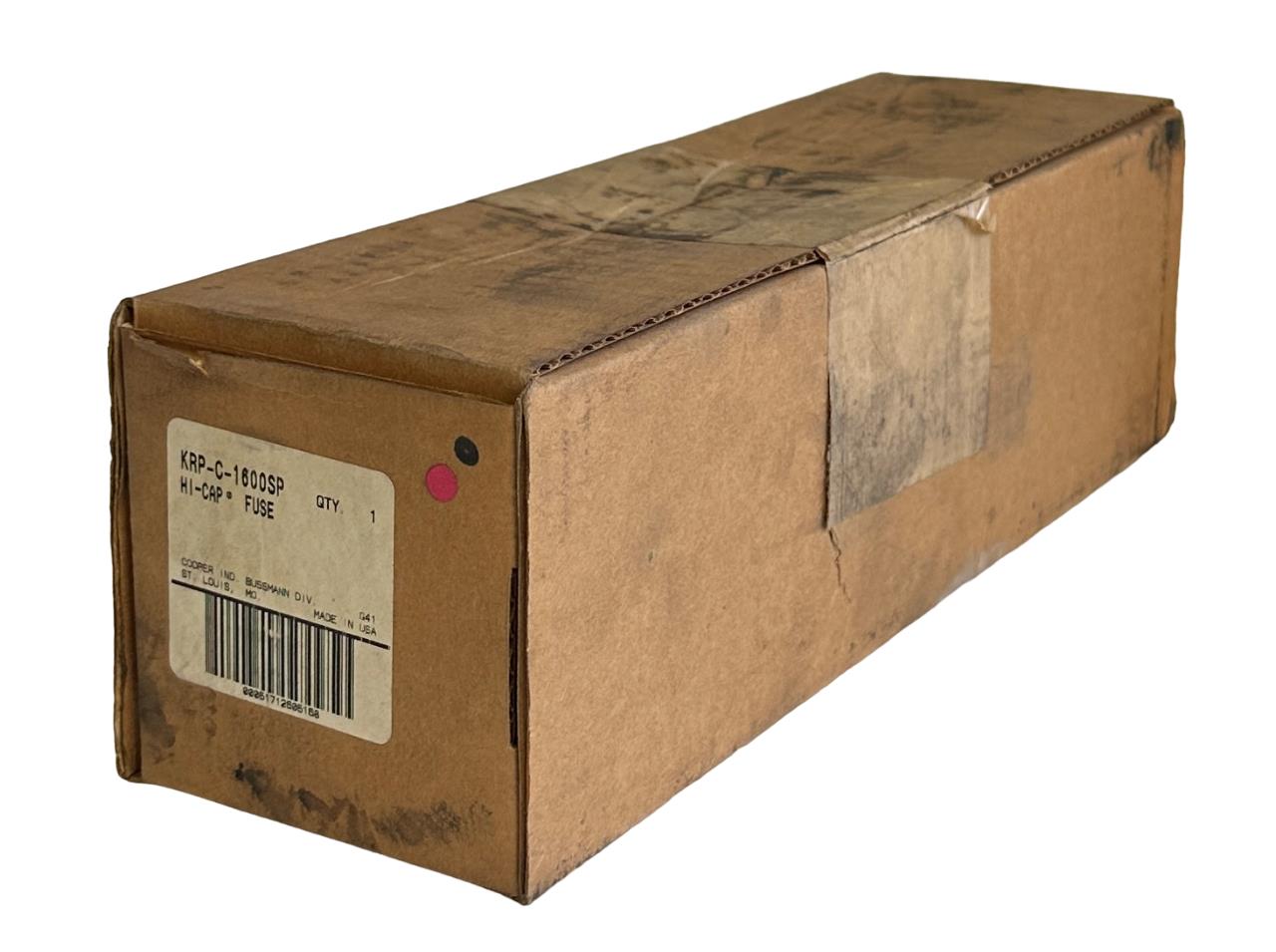 NEW COOPER BUSSMANN KRP-C-1600SP / KRPC1600SP HI-CAP LOW-PEAK FUSE 600VAC/300VDC