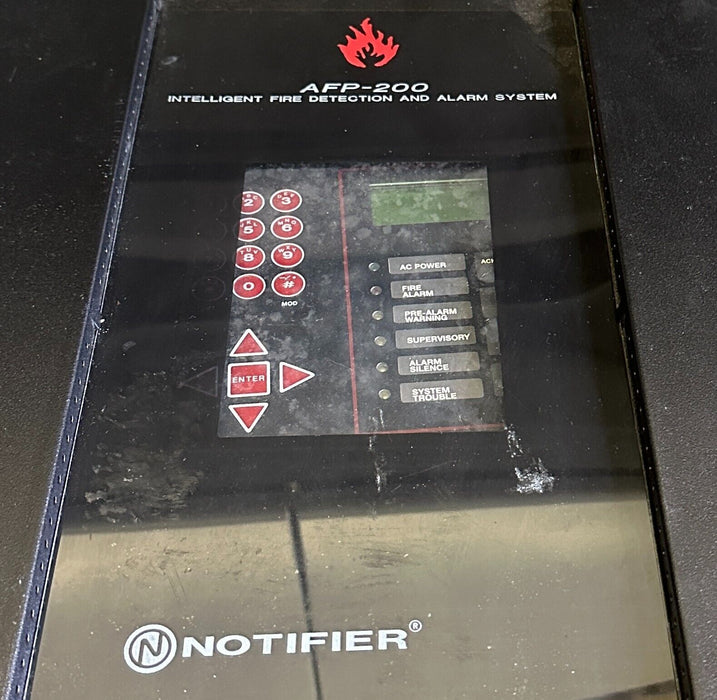 For Parts NOTIFIER AFP-200 / AFP200 INTELLIGENT FIRE DETECTION AND ALARM SYSTEM