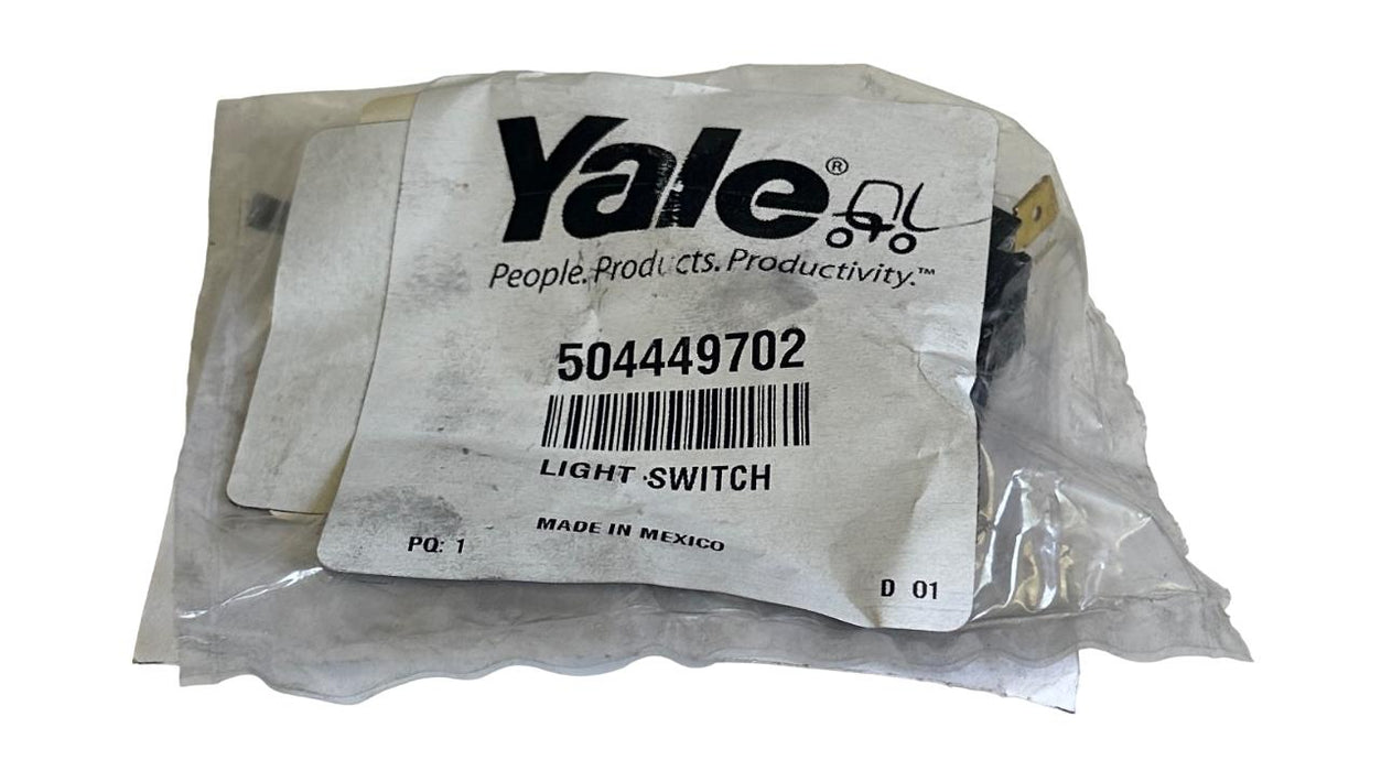 NEW YALE 504449702 / YT504449702 OEM LIGHT SWITCH FOR FORKLIFT