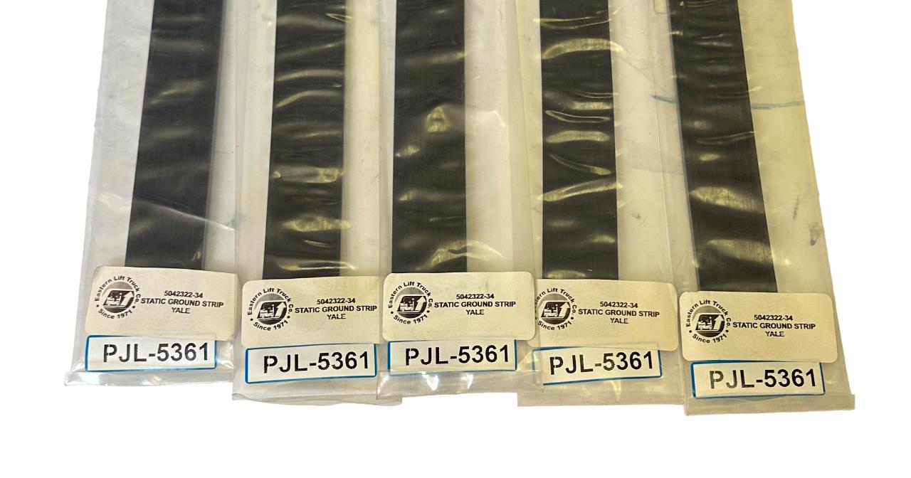 5 NEW YALE EASTERN LIFT TRUCK 5042322-34 / 504232234 STATIC GROUND STRIPS