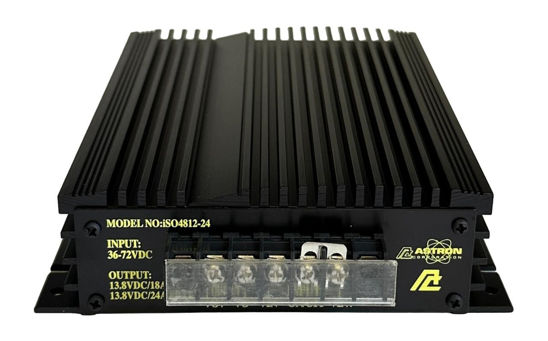 NEW ASTON ISO4812-24 / ISO481224 DC TO DC CONVERTER 48V IN 12V OUT 419493 24AMP