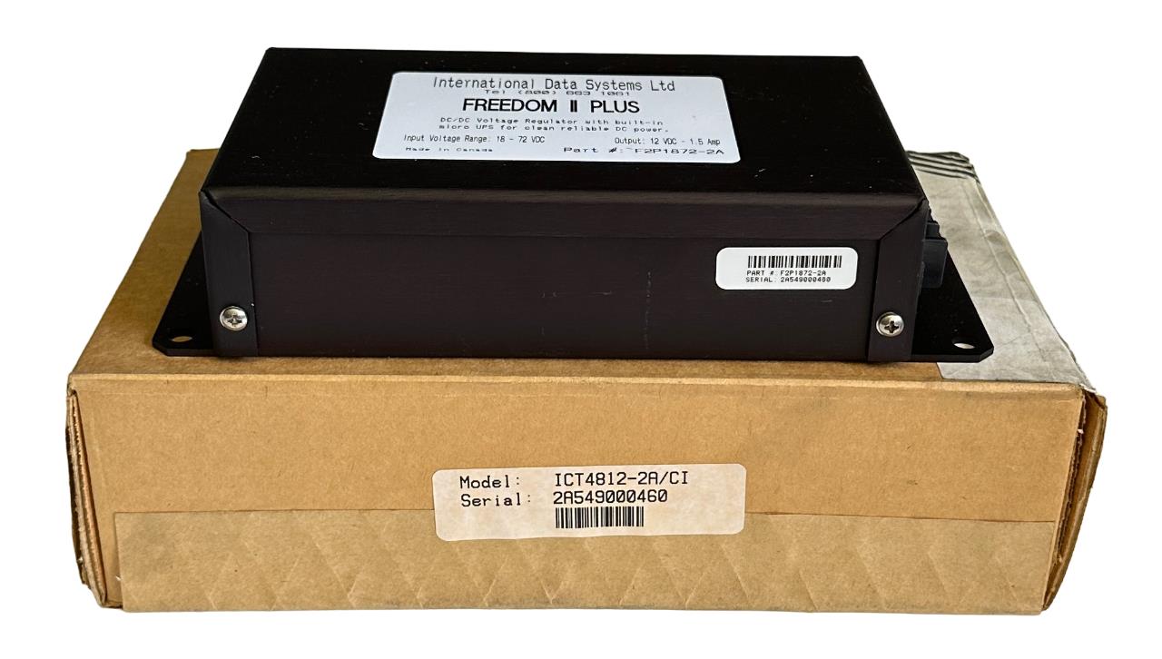 NEW ICT INTERNATIONAL DATA SYSTEMS F2P1872-2A / ICT4812-2A/CI FREEDOM II DC/DC