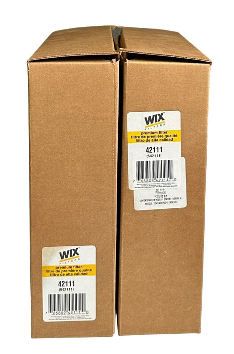 2 NEW WIX FILTERS 42111 / 542111 PREMIUM AIR FILTERS NOS