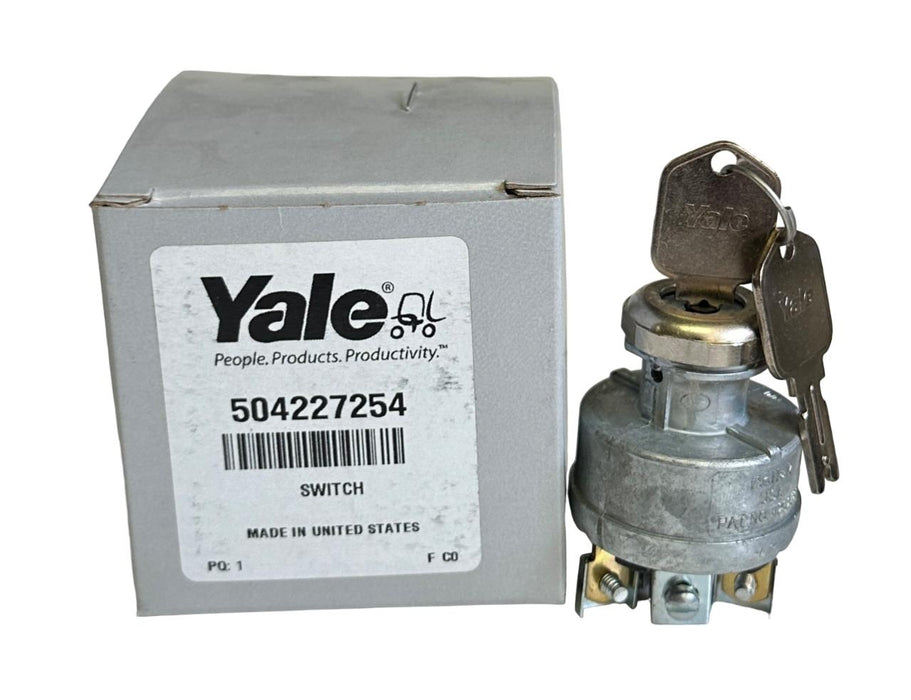 NEW YALE 504227254 / YT504227254 OEM IGNITION SWITCH FOR FORKLIFT