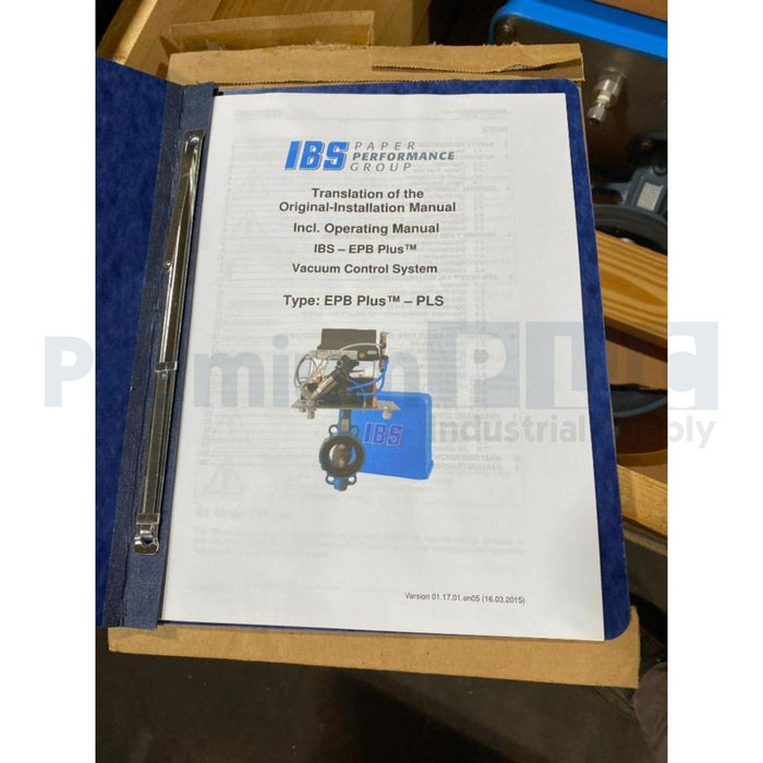 IBS PAPER PERFORMANCE GROUP EPB Plus-PLS 10" ELECTRO-PNEUMATIC CONTROL VALVE