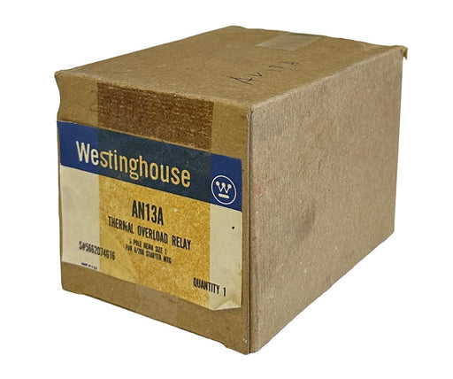 NEW WESTINGHOUSE AN13A / 5662D74G16 THERMAL OVERLOAD RELAY SIZE 1 FOR A/200 NSMP