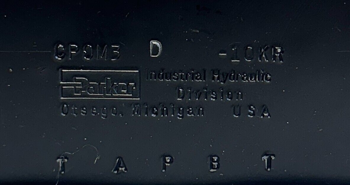 NEW PARKER CP0M3D-10KR / CP0M3D-10 HYDRAULIC PILOT CHECK VALVE NSMP