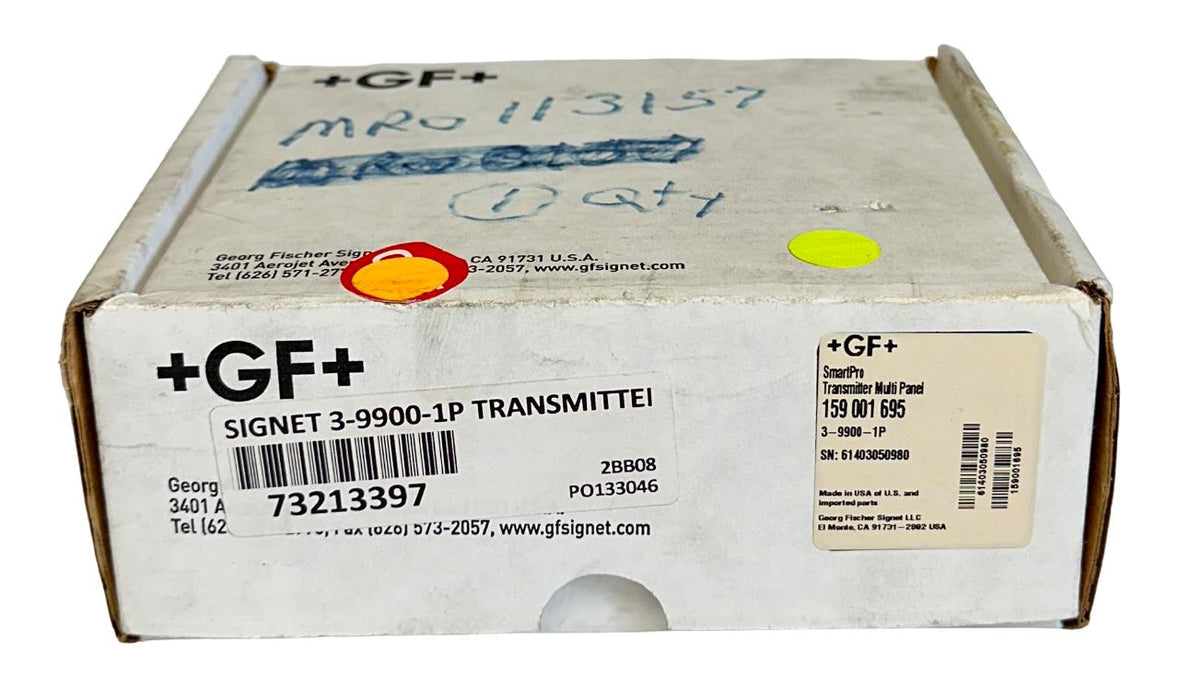 NEW +GF+ SIGNET 159 001 695 / 3-9900-1P 9900 SERIES SmartPro TRANSMITTER PANEL