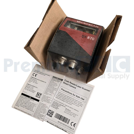 OMRON MICROSCAN FIS-0870-1005G REV. P QX-870 BARCODE SCANNER FIS08701005G NSNP