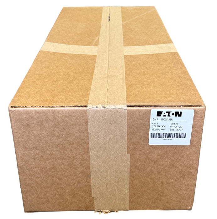 EATON BUSSMANN 5BCLS-36R DOUBLE-BARREL FUSE 5.08kV 650(36R)A CLS 9570D64G02 NSFS