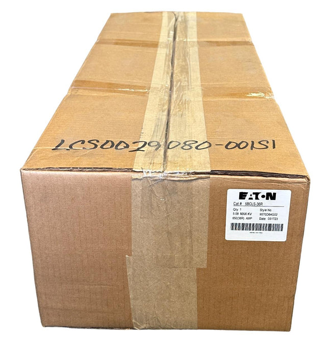 EATON BUSSMANN 5BCLS-36R DOUBLE-BARREL FUSE 5.08kV 650(36R)A CLS 9570D64G02 NSMP