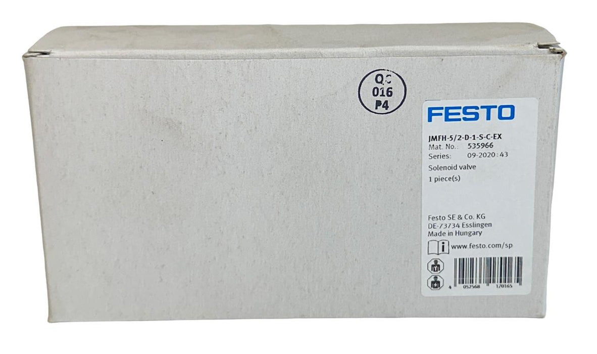 NEW FESTO JMFH-5/2-D-1-S-C-EX / 535966 SOLENOID VALVE 5/2 0.9-16BAR NSMP