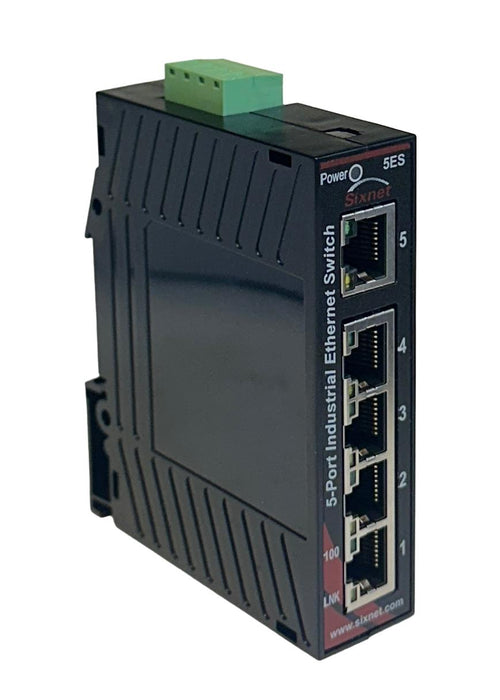 NEW RED LION SIXNET SL-5ES-1 / SL5ES1 5ES 5-PORT INDUSTRIAL EtherNet SWITCH NSMP