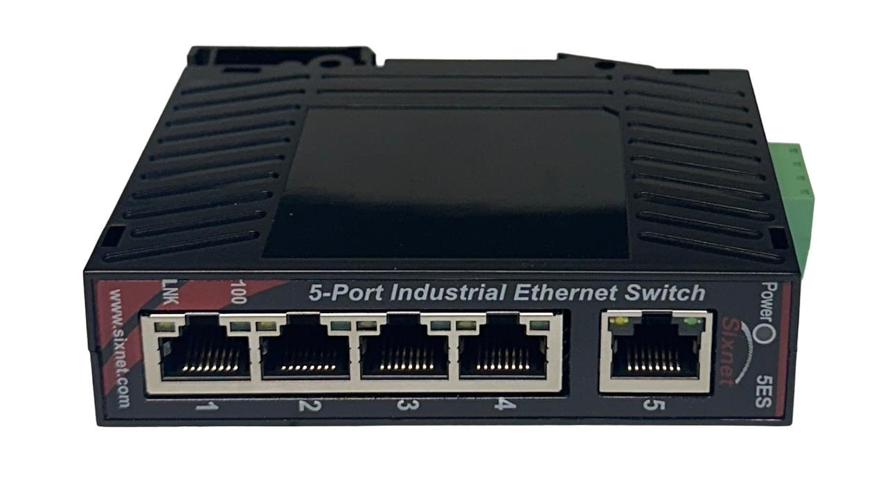 NEW RED LION SIXNET SL-5ES-1 / SL5ES1 5ES 5-PORT INDUSTRIAL EtherNet SWITCH NSMP