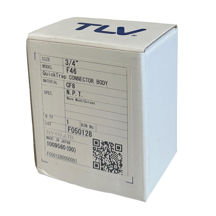 NEW TLV F46 / 1009560 3/4'' QuickTrap CONNECTOR BODY CF8 NPT NSMP