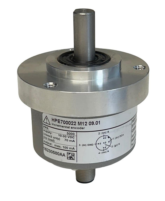 NEW HEUFT HPE700022 M12 09.01 EBI INCREMENTAL ENCODER 10-30VDC 5000PPR 70mA NSMP
