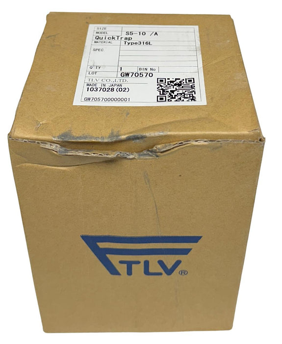 NEW TLV S5-10/A / 1037028 QuickTrap STEAM TRAP TYPE 316L 450PSIG 150PSI NSMP