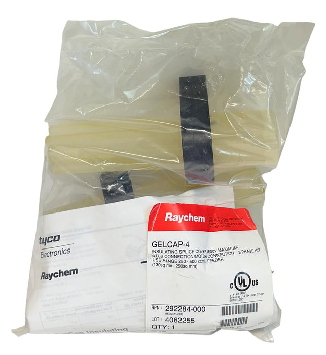 NEW SEALED RAYCHEM GELCAP-4 / 292284-000 GelCap INSULATING SPLICE COVER 600V KIT