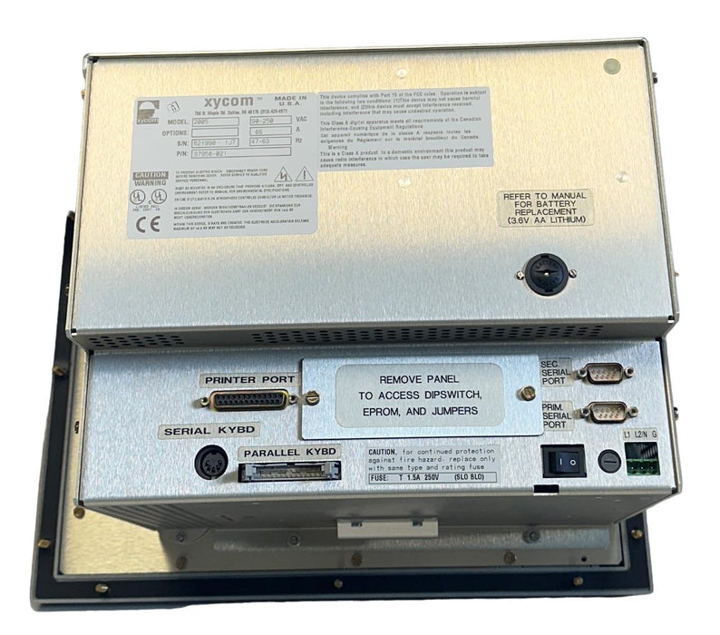 XYCOM 2005 / 97958-021 2000 SERIES INDUSTRIAL WORKSTATION 9" 90-250V .86A NSMP