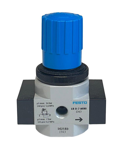 NEW FESTO LR-1/4-D-7-MINI / 162583 PRESSURE REGULATOR 7BAR 105PSI 0.7MPa NSMP