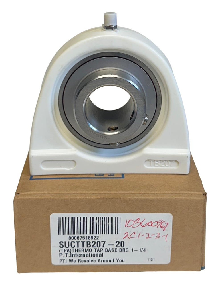 NEW PTI SUCTTB207-20 / SUCTTB20720 THERMOPLASTIC TAP BASE BEARING 1-1/4'' NSMP