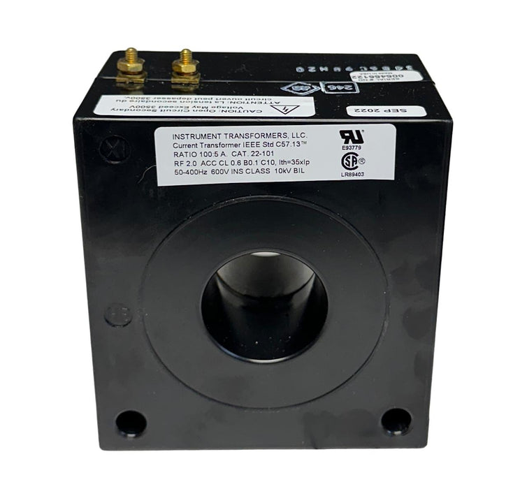 NEW EATON 3486C98H20 CURRENT TRANSFORMER 100:5 A RATIO 50-400Hz 600V NSNP