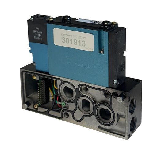 NEW MAC / FLEETWOOD 301913 PNEUMATIC SOLENOID VALVE ASSEMBLY 24VDC COIL NSMP