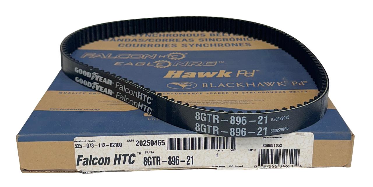 NEW CONTINENTAL FALCON 8GTR-896-21 / 20250465 POLY CHAIN BELT 8mm 112 TEETH NSMP