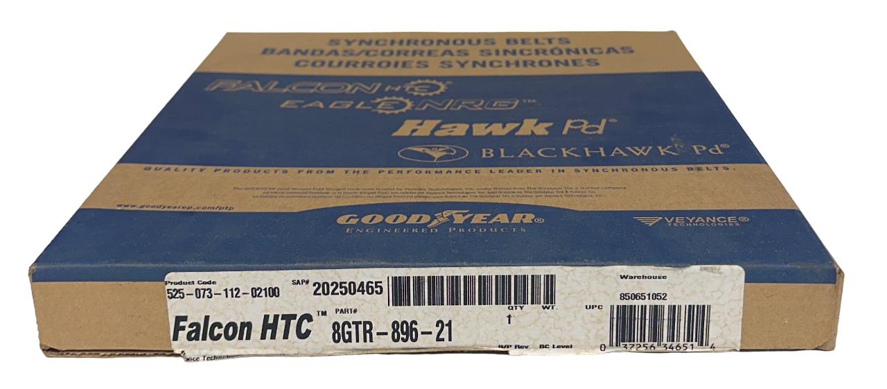 NEW CONTINENTAL FALCON 8GTR-896-21 / 20250465 POLY CHAIN BELT 8mm 112 TEETH NSMP