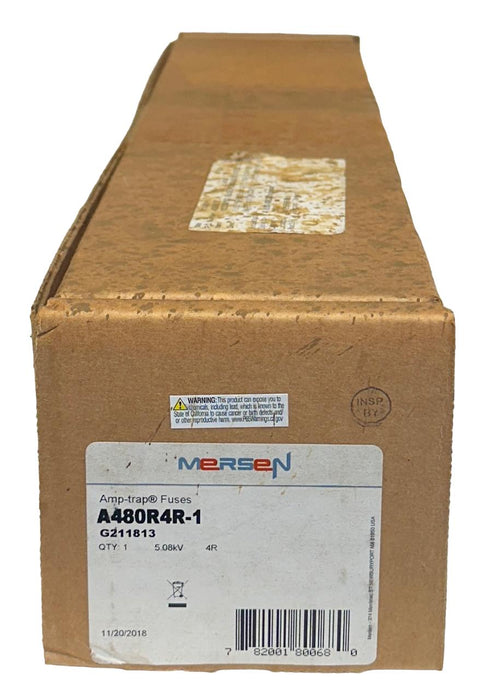 NEW SEALED MERSEN A480R4R-1 / G211813 Amp-trap CURRENT LIMITING FUSE 5.08kV NSFS