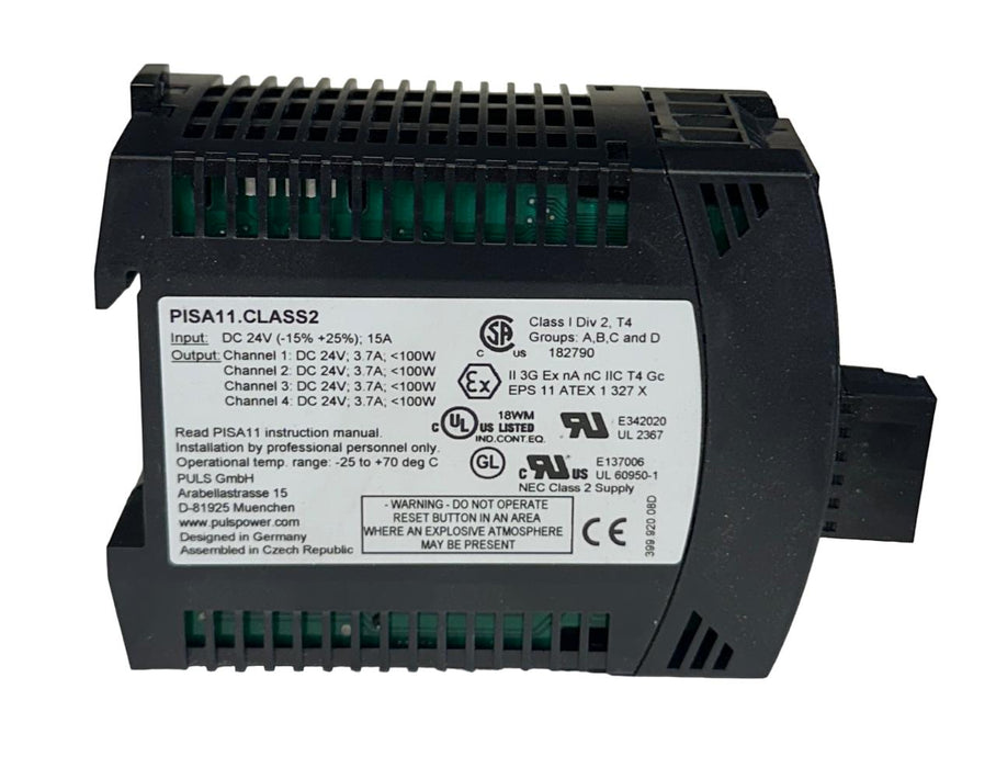 PULS DIMENSION PISA11.CLASS2 / PISA11 PROTECTION MODULE 24VDC INPUT/OU ...