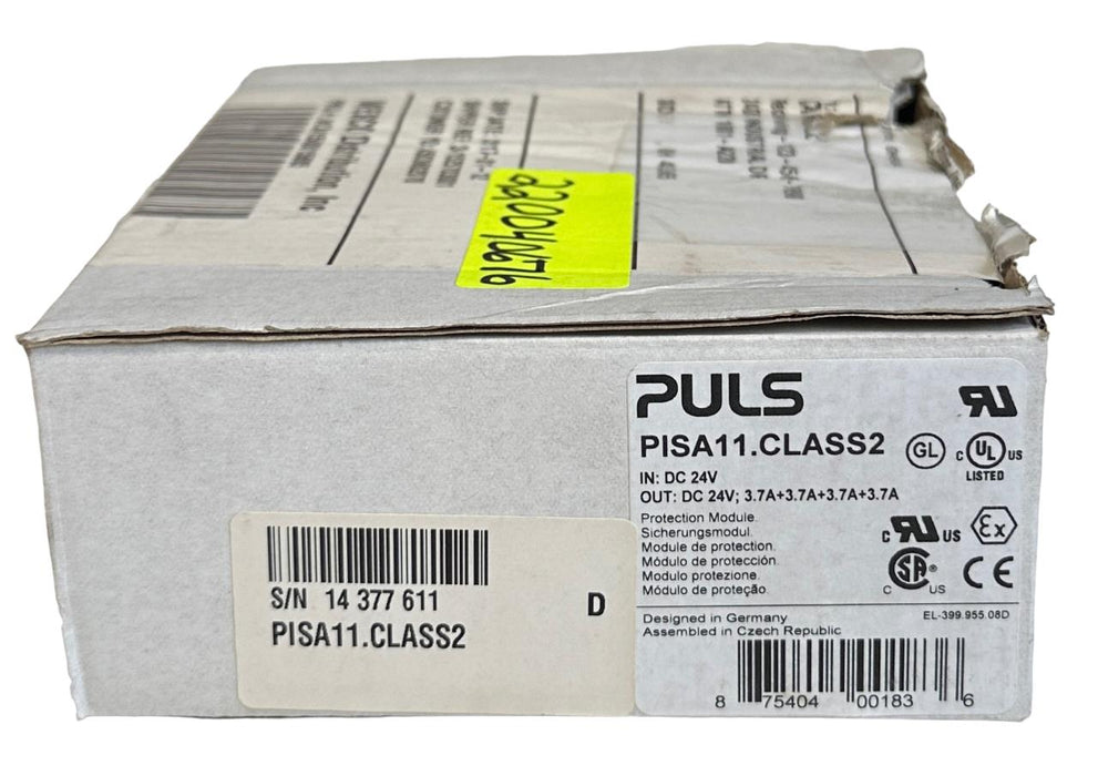 PULS DIMENSION PISA11.CLASS2 / PISA11 PROTECTION MODULE 24VDC INPUT/OU ...