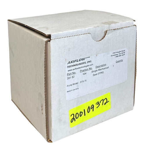 AXIFLOW TECHNOLOGIES 391-62 SINGLE MECHANICAL SEAL 104 FOR PUMP STS0-70 NSMP