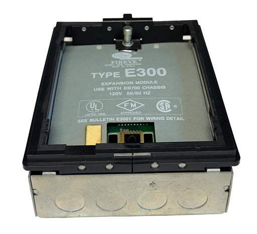 FIREYE TYPE E300 FLAME MONITOR EXPANSION MODULE 120V 50/60Hz USE WITH EB700 USNP