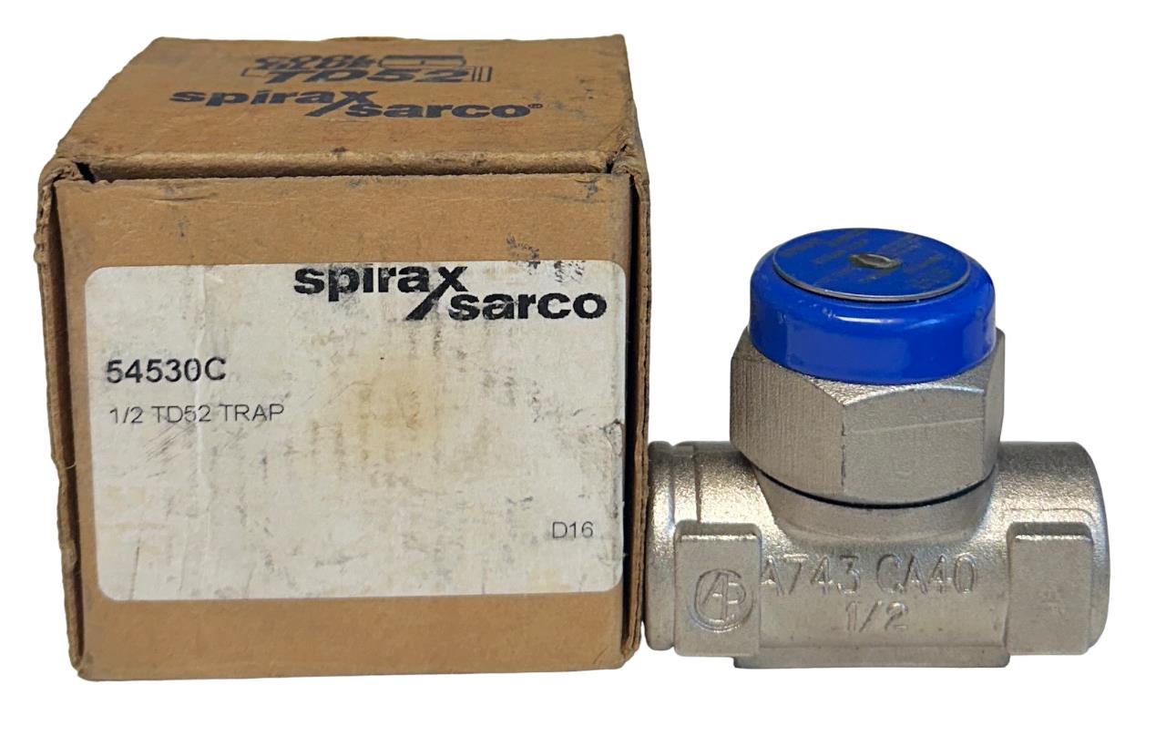 SPIRAX SARCO 54530C / TD52 COOL BLUE 1/2'' THERMODYNAMIC STEAM TRAP 600PSIG NSMP