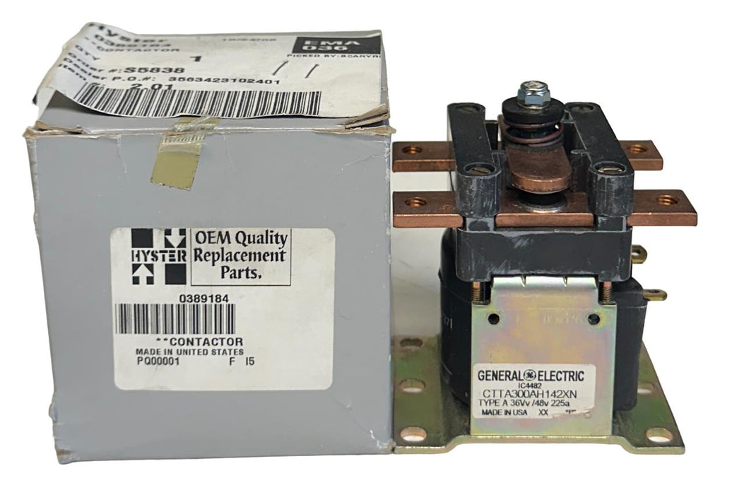 HYSTER 0389184 / HY0389184 OEM GE CTTA300AH142XN CONTACTOR FOR FORKLIFT