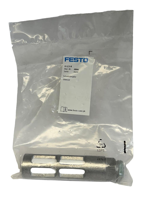 4 FESTO U-1/2-B / 6844 PNEUMATIC SILENCERS / MUFFLERS NSFS