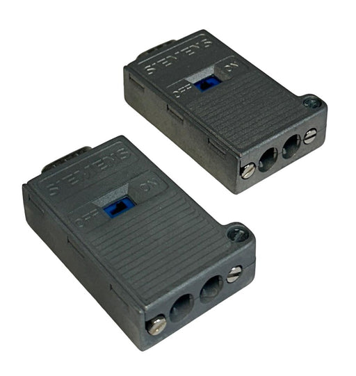 2 SIEMENS 6GK1500-0EA02 / 6GK15000EA02 PROFIBUS BUS CONNECTORS NSMP